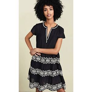 Roller Rabbit Black and White Pamela Dress Sz XL